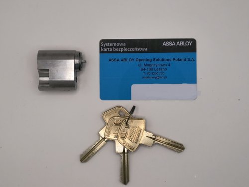 Wkładka cylinder skandynawski Assa Abloy P603-3KL, wewnętrzny
